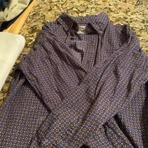 Boys multi colored Cinch button down